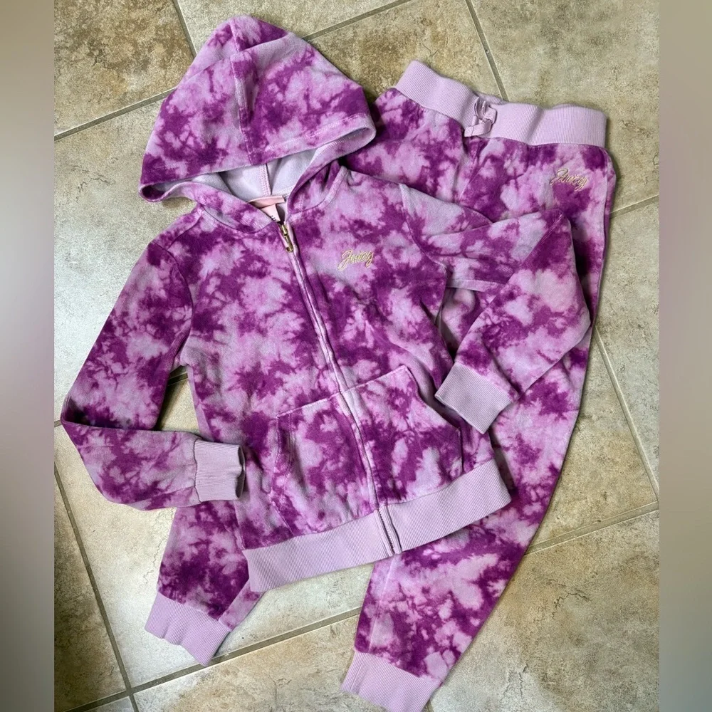 🍭Juicy Couture Tie Dye Jogger Set